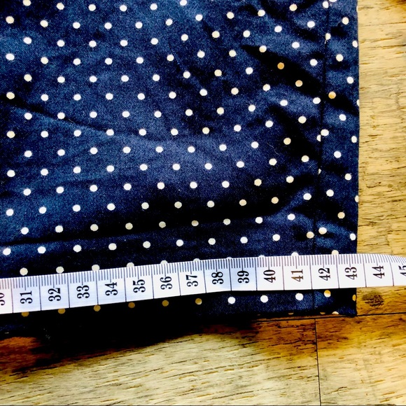 MOVING SALE 🔥  PORTMANS Navy & White Polka Dot Pencil Dress Size EUC 10 - Picture 14 of 16